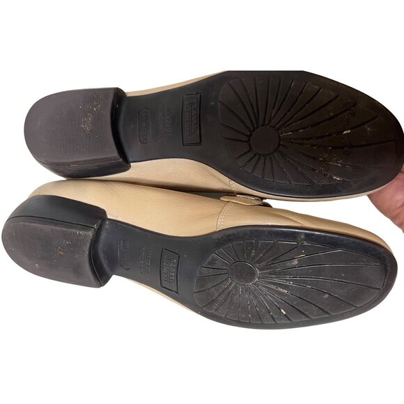 Classic Elements Permalia  Beige Leather Loafers Women's Size 7.5M  Z8044  565 - Picture 10 of 16